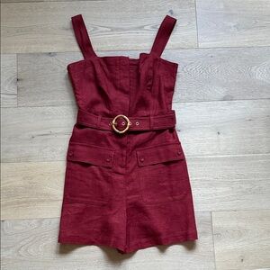 Belted romper